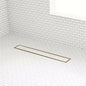 Signature Hardware - 36" Linear Tile-In Shower Drain - Polished Brass