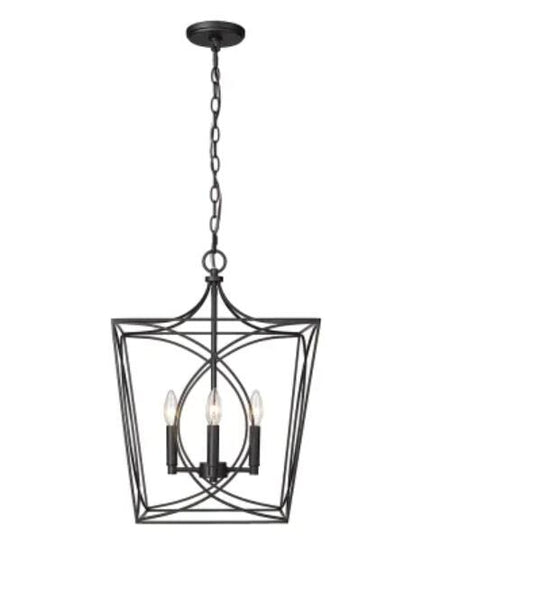 Millennium Lighting 4002 Tracy 4 Light 16"W Taper Candle Style - Black