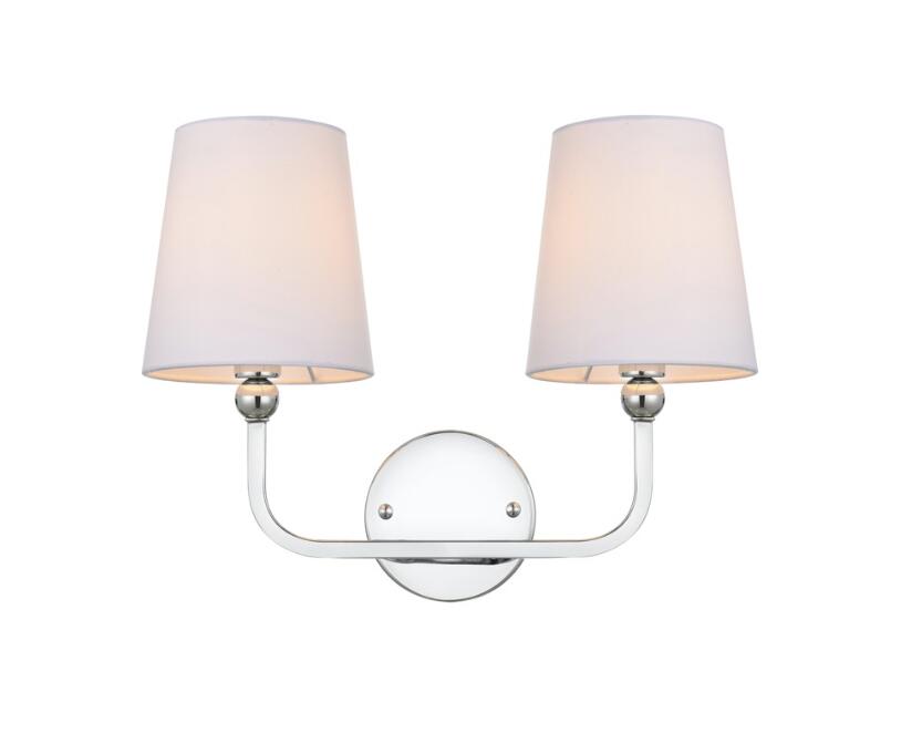 Elegant Lighting LD7322W16CH - Colson Bath Vanity 2-Light - Chrome