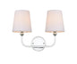 Elegant Lighting LD7322W16CH - Colson Bath Vanity 2-Light - Chrome