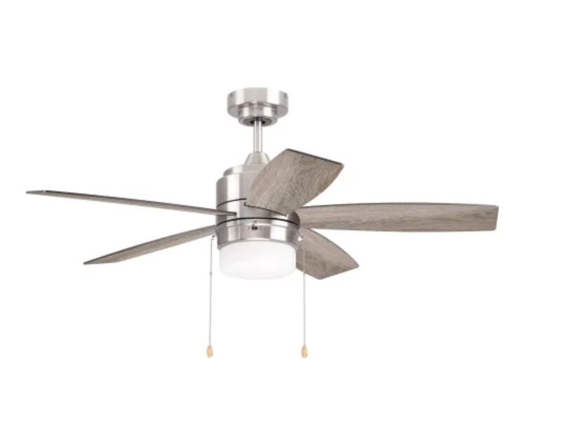Miseno MCF31307 44" 5 Blade LED Indoor Ceiling Fan - Nickel