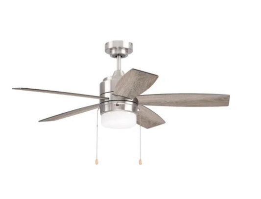Miseno MCF31307 44" 5 Blade LED Indoor Ceiling Fan - Nickel