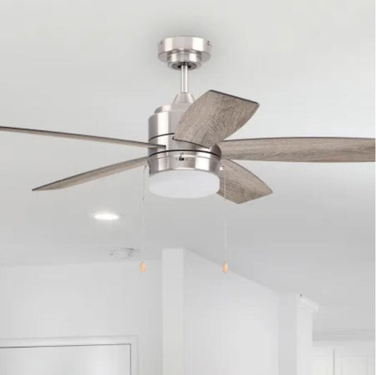 Miseno MCF31307 44" 5 Blade LED Indoor Ceiling Fan - Nickel