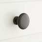 Signature Hardware 1-1/4" Nantes Solid Bronze Round Cabinet Knob-Pack of 2