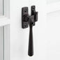 Signature Hardware - Solid Brass Casement Window Latch - Matte Black