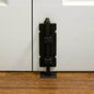 Signature Hardware-8" Vertical Mount Square Iron Surface Bolt-Black Powder Coat