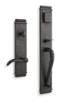 Signature Hardware New England entrance Door set lever no handle - Dark Patina