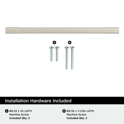 Amerock BP55278G10 Cabinet Pull | Satin Nickel | 6-5/16" (160 mm) C2C Blackrock