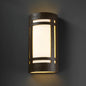 Justice Design CER-7497W-HMIR Ambiance Outdoor Wall Sconce - Hammered Iron