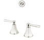 Signature Hardware Lever Handles for Elita Widespread Faucet Polished Nickel