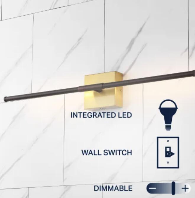 JONATHAN Y Lighting Makena 5" Tall LED Wall Sconce JYL7022D Oil Rubbed Bronze