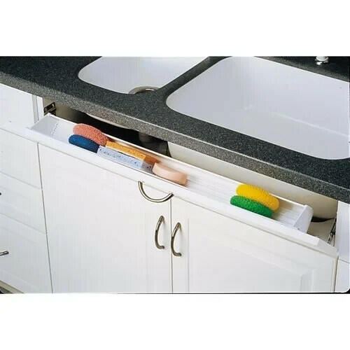 Rev a Shelf 6551-36-11-50 - 36" Polymer Tip, Out Tray (1 Pair of Hinges), White