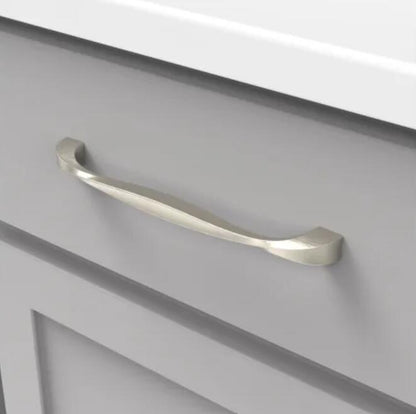 Hickory H076019-14 - Twist 7-9/16" Center to Center Drawer pull- Polished Nickel