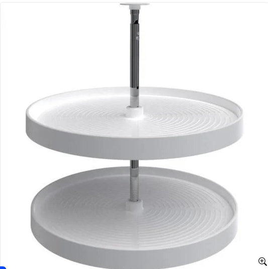 Rev-A- Shelf 24 Inch Diameter Lazy Daisy Full Circle 2-Shelf Lazy Susan Set