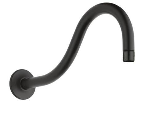 Peerless 76055BL Universal Showering Components 14" Shower Arm - Black