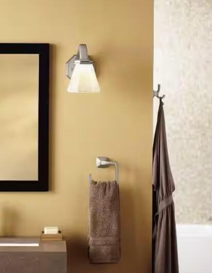 Moen YB5186BN Bathroom or Kitchen Voss Towel Ring - Brushed Nickel