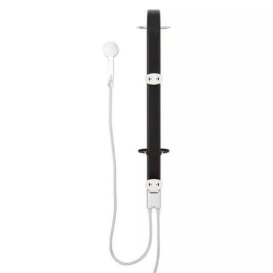 Signature Hardware - Tilley Outdoor Shower Panel with Hand Shower - Black