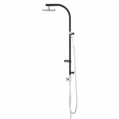 Signature Hardware - Tilley Outdoor Shower Panel with Hand Shower - Black