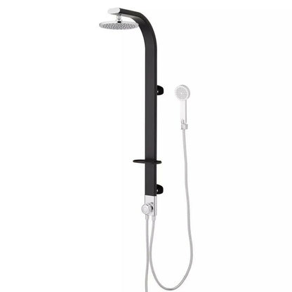 Signature Hardware - Tilley Outdoor Shower Panel with Hand Shower - Black