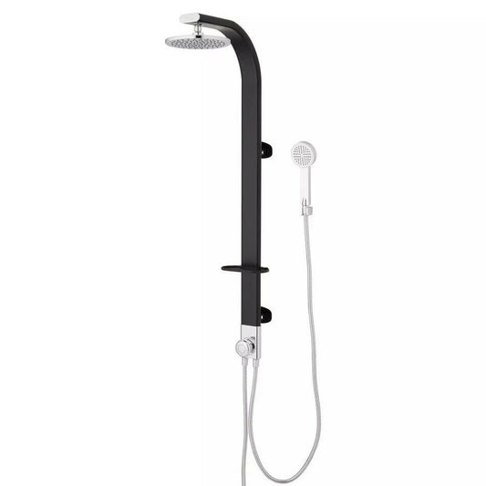Signature Hardware - Tilley Outdoor Shower Panel with Hand Shower - Black