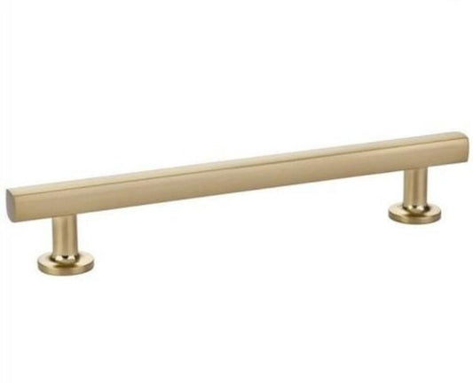 Emtek 86455US4 Freestone Pull, Cabinet, 6" C-C, Satin Brass
