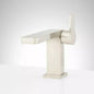 Signature Hardware - Hibiscus Single-Holte Bathroom Faucet - Brushed Nickel