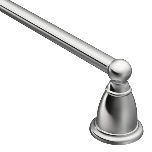 Moen YB2218CH Brantford Collection 18-Inch Single Towel Bar, Chrome