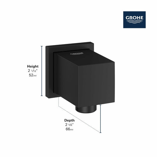 GROHE 26634GN0 Euphoria Cube Wall Union, Brushed Cool Sunrise