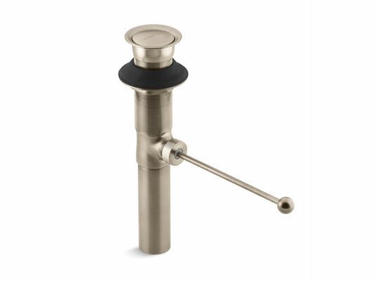 Kohler K-7114-A-BV Premier Pop-up Drain, Exposed, Vibrant Brushed Bronze