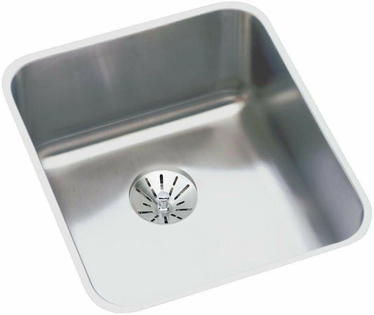 Elkay ELUHAD131655PD Lustertone Single Bowl Undermount Stainless Steel Sink