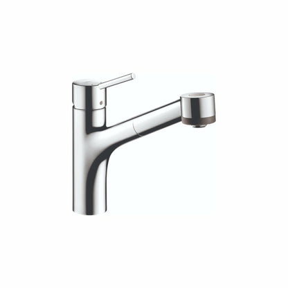 hansgrohe Talis S Chrome Single-Handle Kitchen Faucet with Pull Out Sprayer
