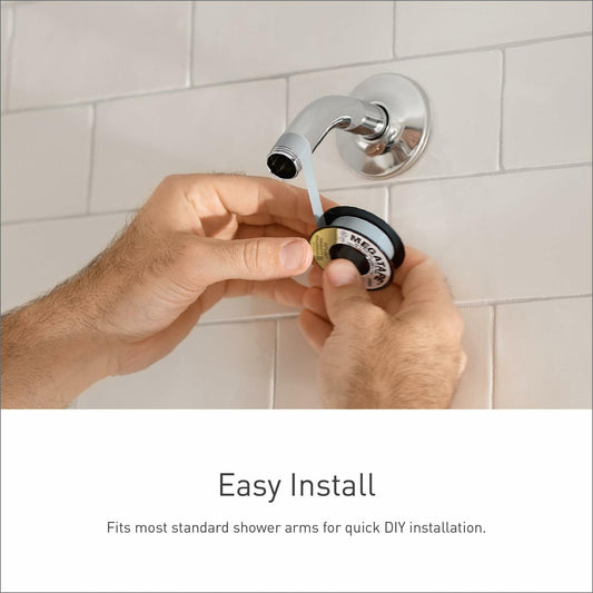 Moen Velocity Brushed Gold Two-Function Rainshower 8-Inch Shower Head