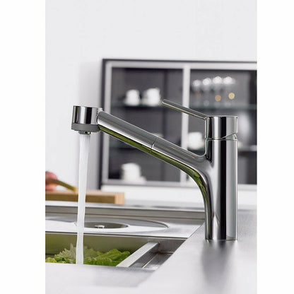 hansgrohe Talis S Chrome Single-Handle Kitchen Faucet with Pull Out Sprayer