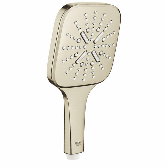 GROHE Rainshower Smartactive Hand SQUARE Shower-3 Sprays, 1.75 gpm, BN