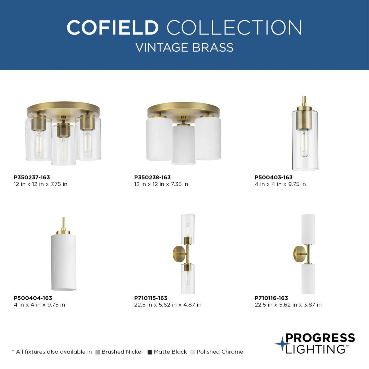 Progress Lighting Progress P710115-31M Cofield - 2 Light Wall Bracket