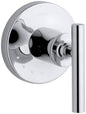 KOHLER Purist® Valve trim w/lever handle for volume control valve requires valve