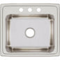 Elkay Lustertone DLR2219103 Single Bowl Top Mount Stainless Steel Sink