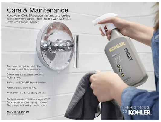 KOHLER Purist® Valve trim w/lever handle for volume control valve requires valve
