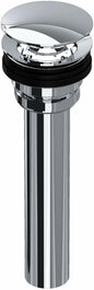 ROHL Touch Seal Dome Drain for Overflow and No-Overflow Sinks in Polished Chrome
