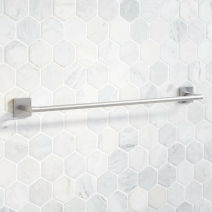 Signature Hardware 448346 Hibiscus 24" Towel Bar - Chrome