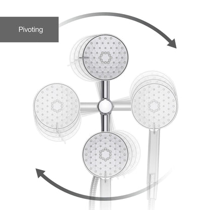KOHLER 23218-G-CP Awaken 2-in-1 Multifunction Shower Combo Kit, PC