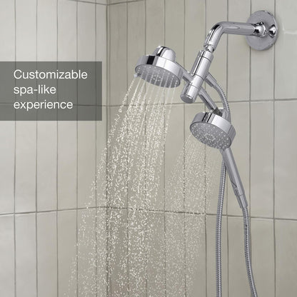 KOHLER 23218-G-CP Awaken 2-in-1 Multifunction Shower Combo Kit, PC
