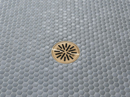 Delta Faucet 4 Inch Tile-In Round Shower Floor Drain Champagne Bronze