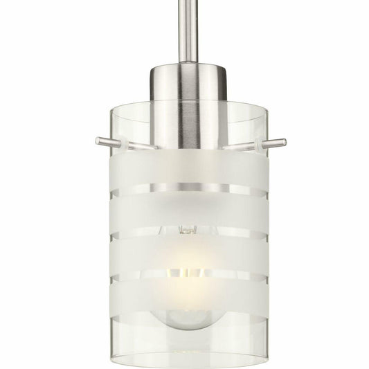 Progress Lighting P5158-09 Traditional Three Foyer Pendant Nickel, Silver Finish