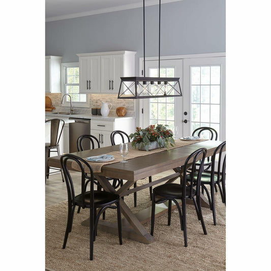 Progress Lighting P400048-031 Briarwood Chandeliers, Ceruse Black