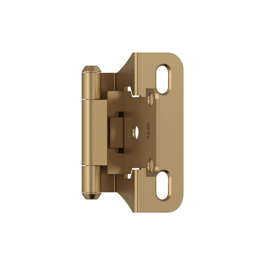 Amerock BPR7566CZ Cabinet Hinge 1/4 in Champagne Bronze 2 Pack