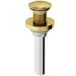 VIGO Vessel Bathroom Sink Pop-Up Drain and Mounting Ring Matte Gold - VG07000MG