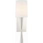 Crystorama Sconce Trenton 1 Light Polished Nickel