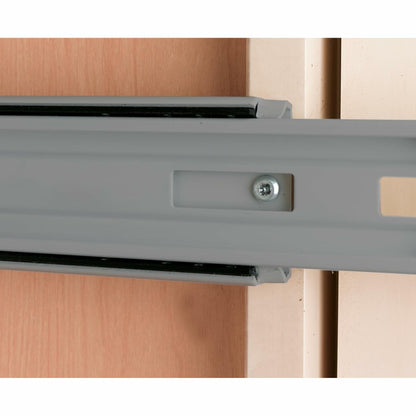 Rev-A-Shelf Double Pullout Under Cabinet Trash Can with Soft-Close, Silver