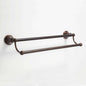 Signature Hardware 353567 Seattle 24" Double Towel Bar - Oil Rubbed Bronze